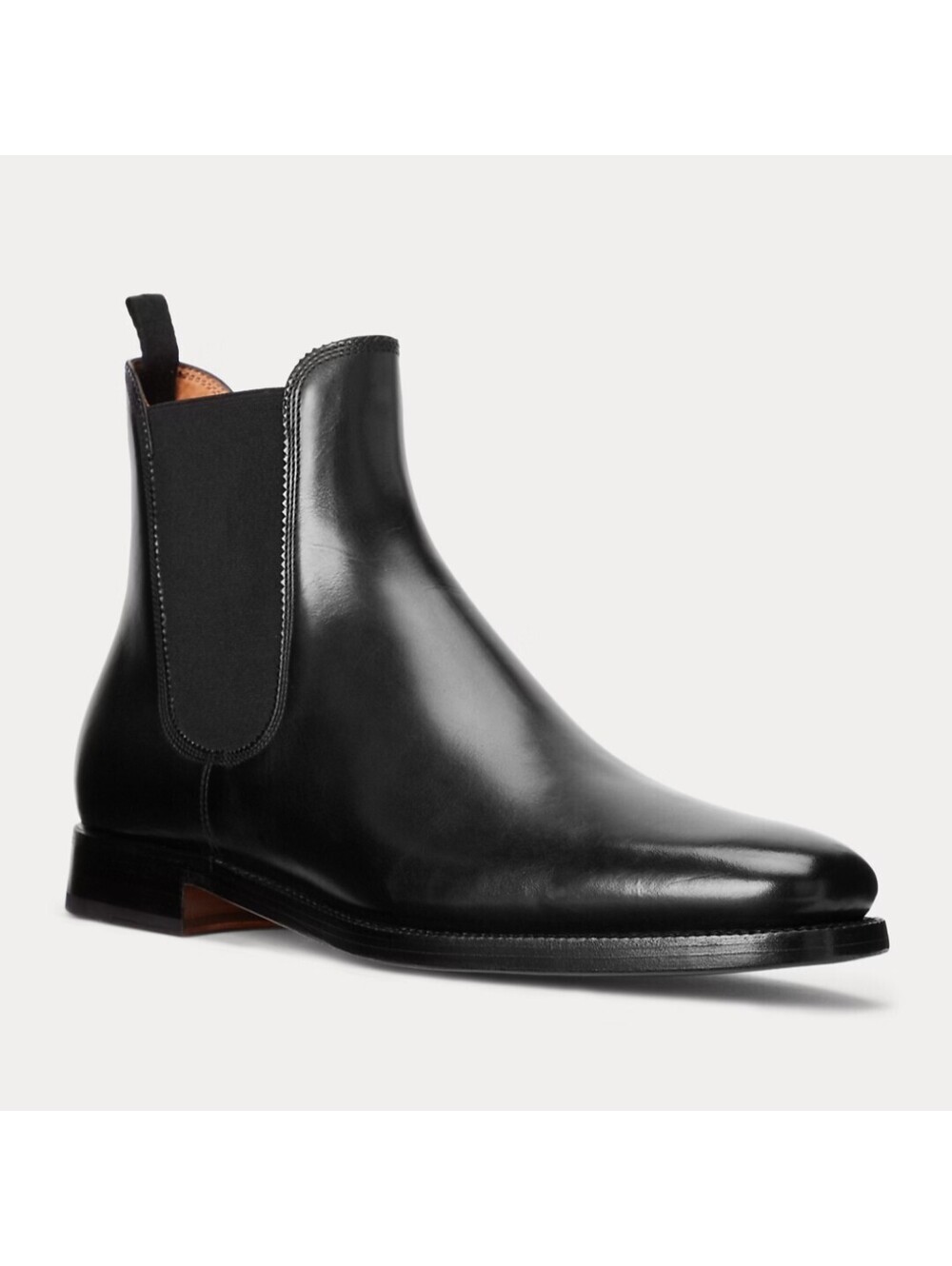 Ralph Lauren Purple Label Mens Penfield Black Calfskin Chelsea Boots NWOB Sz 8.5